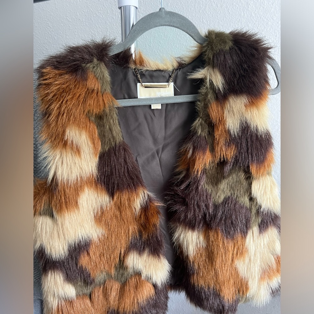 Michael Kors - faux fur vest jacket